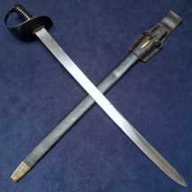 British 1845 Pattern Naval Cutlass, Post-1859 Type B, by Chavasse 1